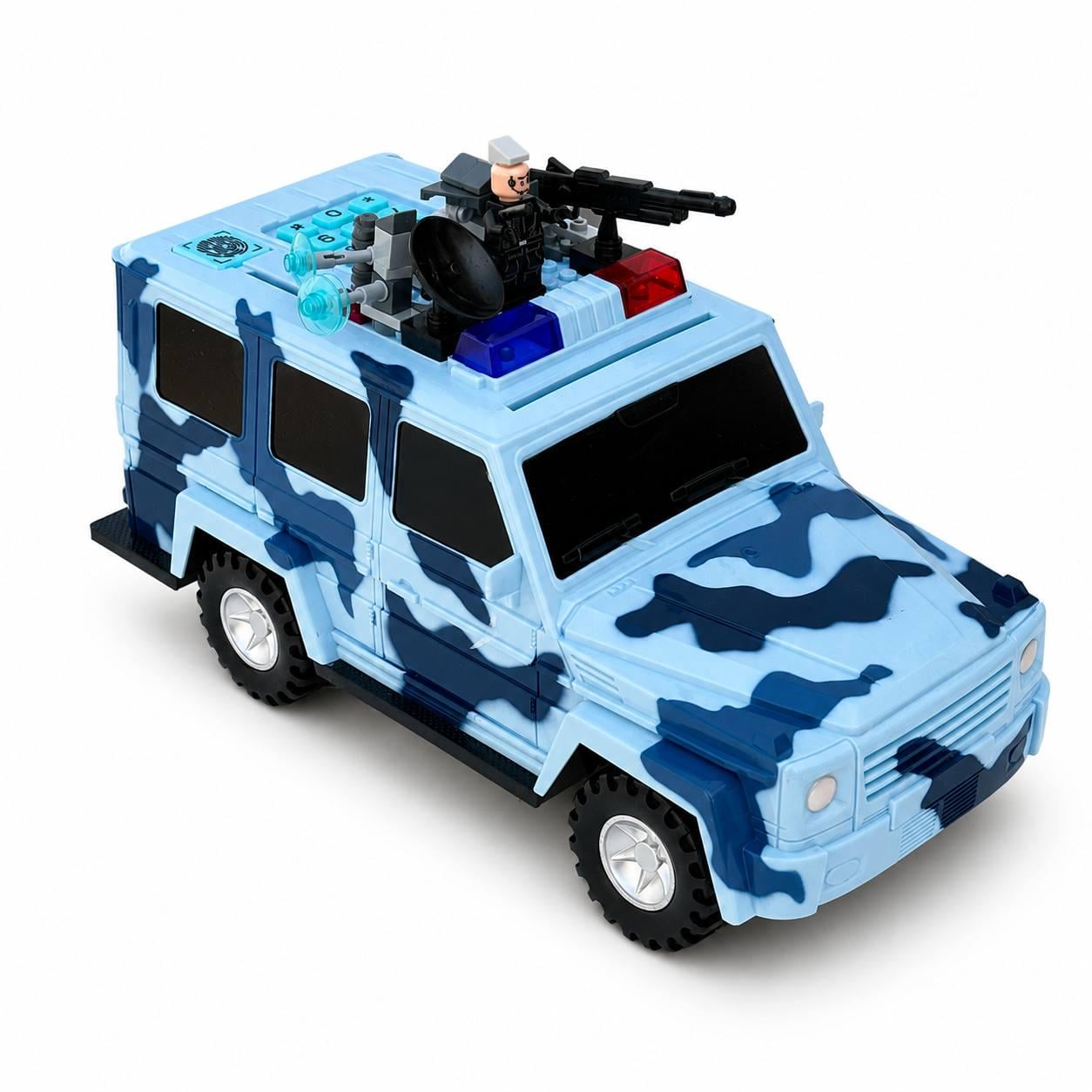 Копилка-сейф детская электронная Cash Truck с кодовым замком/сенсором отпечатка пальца (M1133)