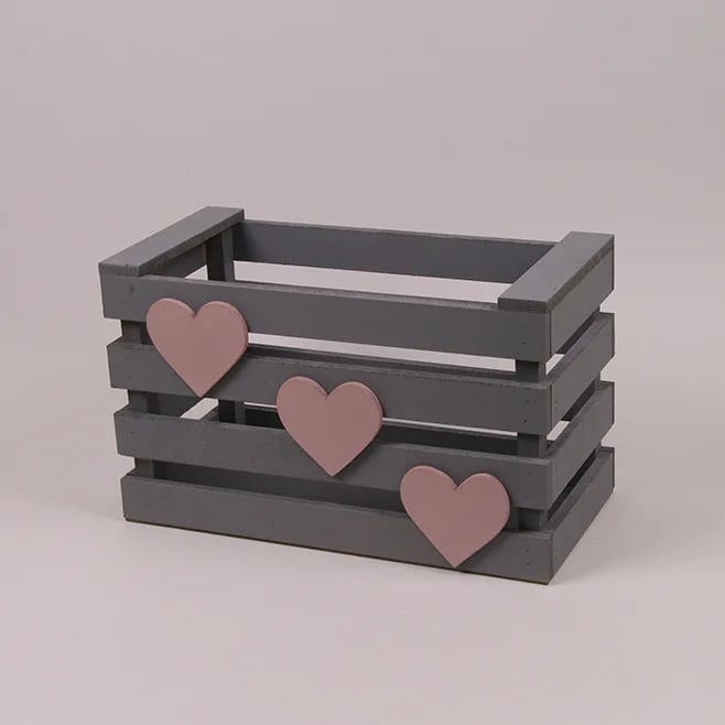 Ящик для іграшок Flora Сірий (29558) Ящик для іграшок Flora Сірий (29558)