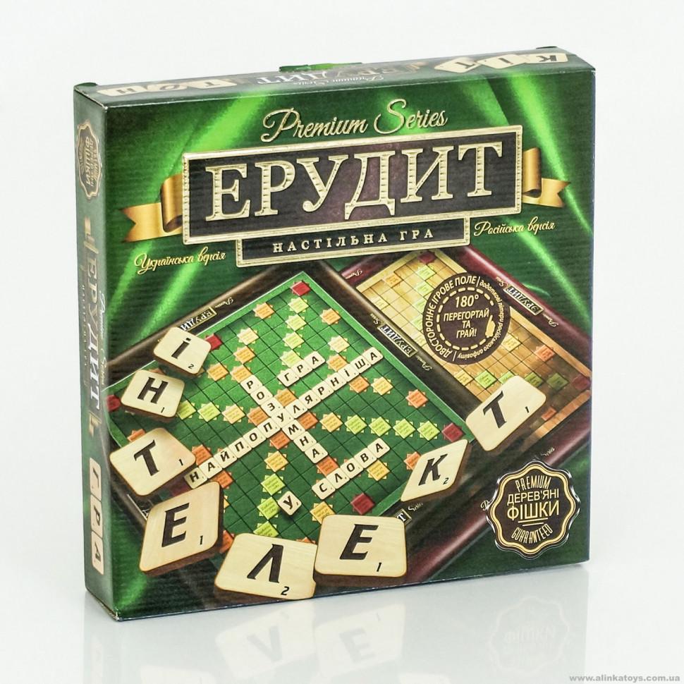 Гра настільна Ерудит ВЕЛ PREMIUM 6355 укр. і рос. мовами (RLT6139) Гра настільна Ерудит ВЕЛ PREMIUM 6355 укр. і рос. мовами (RLT6139)