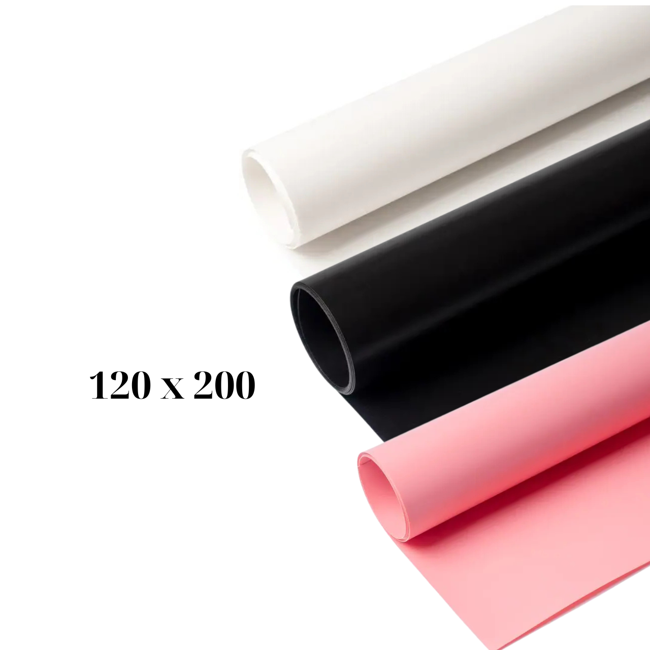 Фотофон ПВХ 3 шт. 120х200 см Белый/Черный/Розовый (ПВХ32) - фото 2 Фотофон ПВХ 3 шт. 120х200 см Белый/Черный/Розовый (ПВХ32) - фото 2