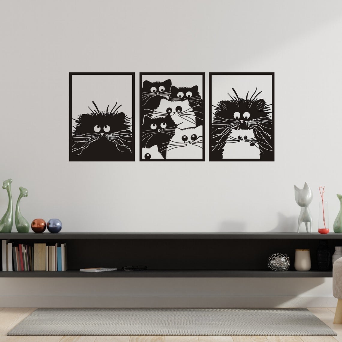 Панно декоративное металлическое (p01040)