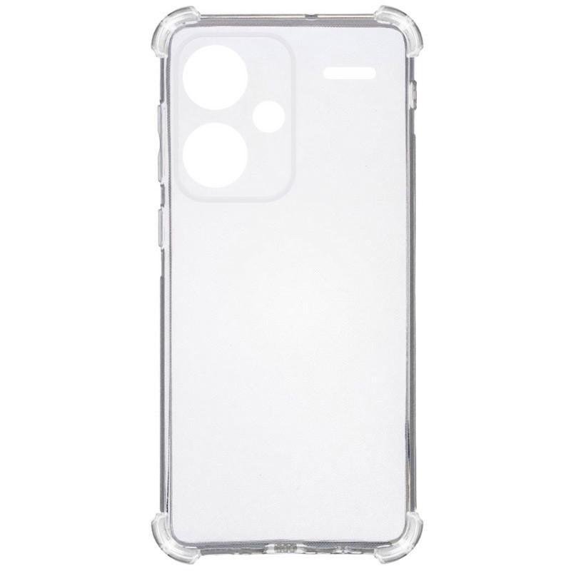 Протиударний TPU чохол GETMAN Ease logo посилені кути Full Camera для Xiaomi Redmi Note 13 Pro+ Прозорий (Безбарвний)