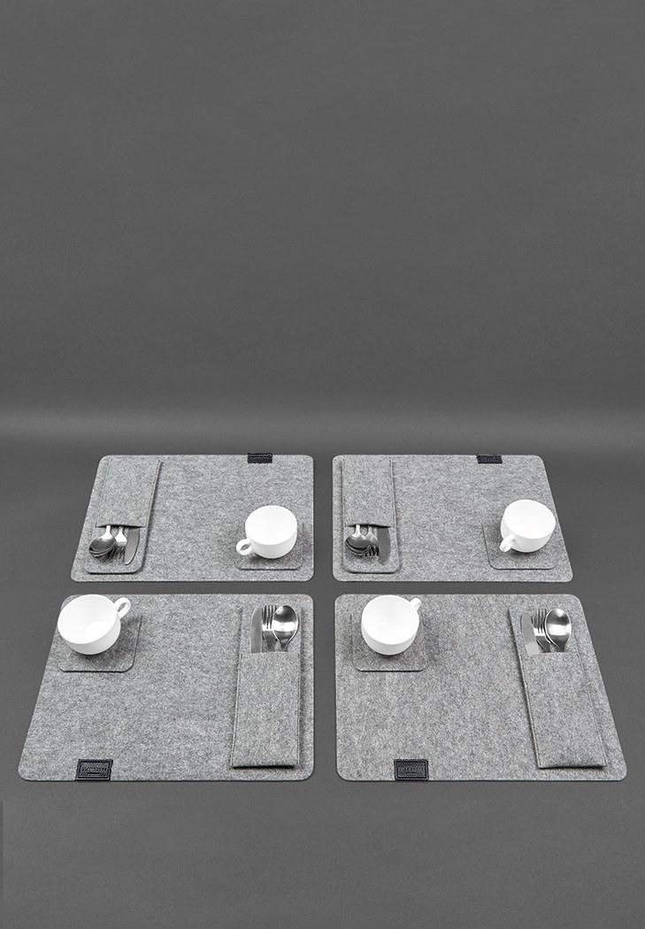 Набор для сервировки стола на 4 персоны Черный (A-028328) - фото 3 Набор для сервировки стола на 4 персоны Черный (A-028328) - фото 3