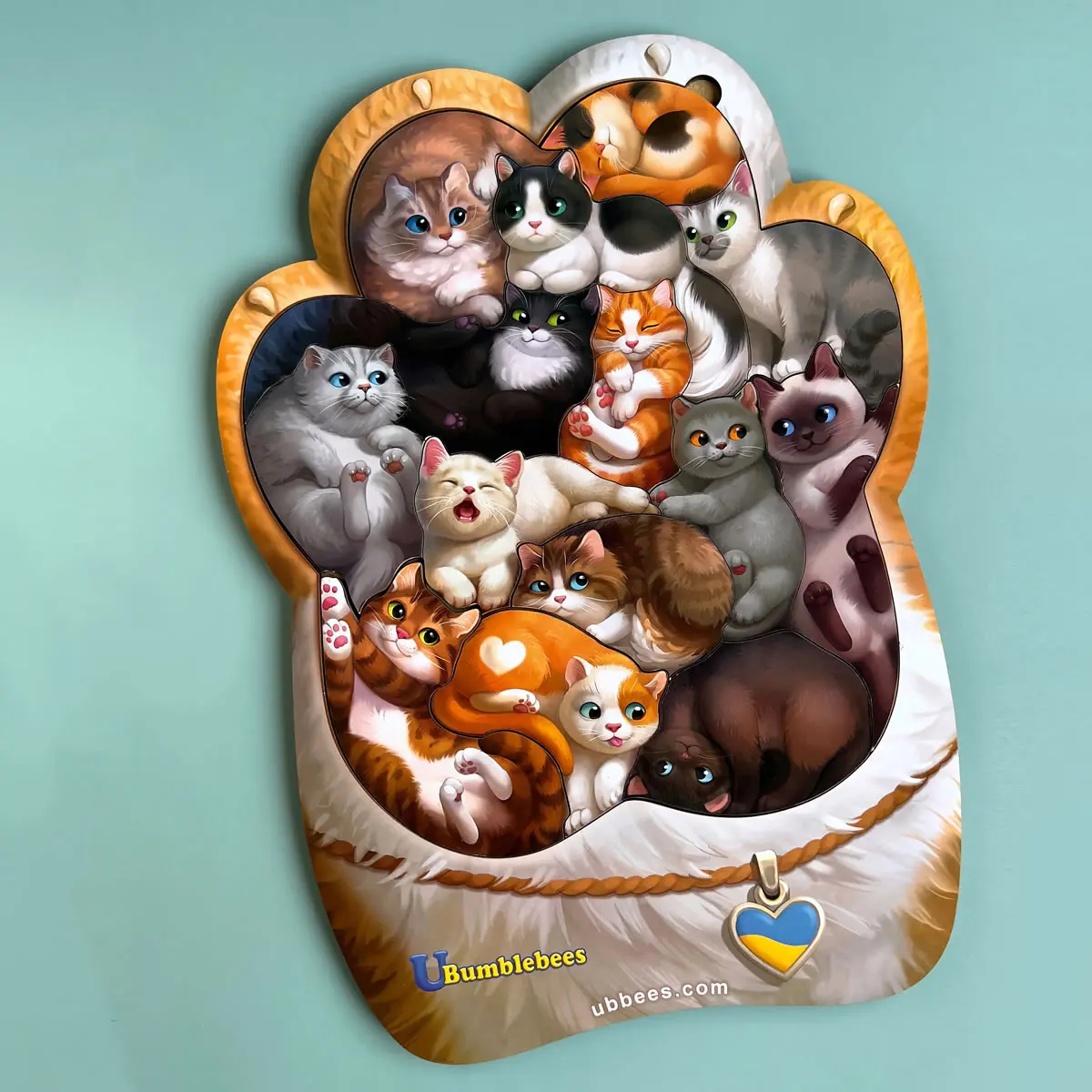 Пазл дерев'яний Котики-муркотики рамка-вкладка (2394139435) - фото 11 Пазл дерев'яний Котики-муркотики рамка-вкладка (2394139435) - фото 11