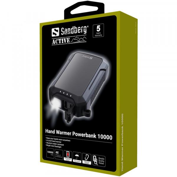 Портативное зарядное устройство Sandberg Hand Warmer 10000 mAh Black (420-65) - фото 5