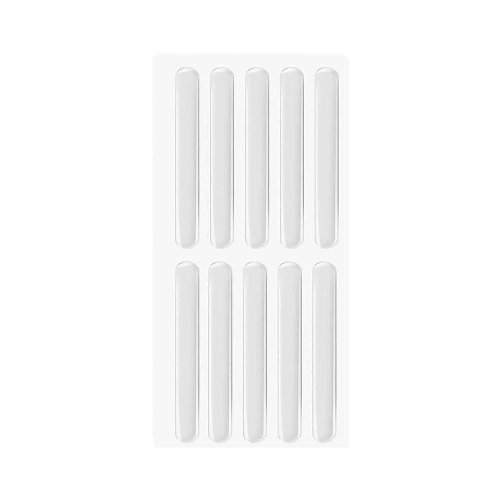 Стоперы самоклеящиеся для дверей и мебели силиконовые 10 шт. Прозрачный (3000003816)