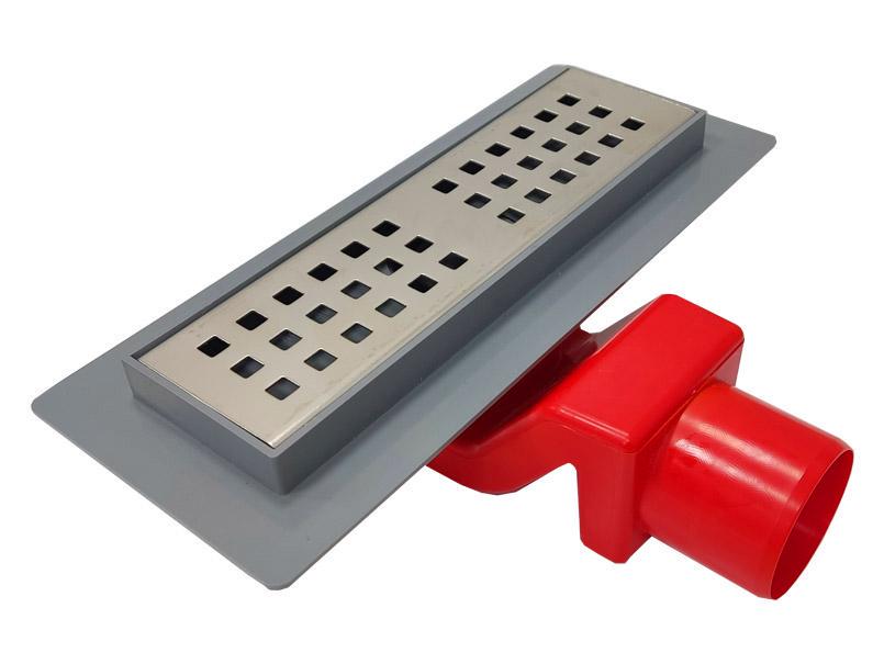 Трап душевой линейный MesaTeknik Draingate пластиковый корпус с решеткой 50 мм и 200 мм (RS-MTS 59550-20F-06)