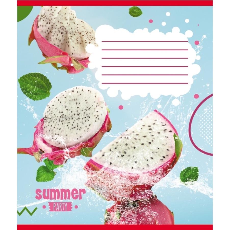 Зошит учнівський Leader Фрукти у воді 024-550016K-2 в клітинку 24 арк. (RLT55248)