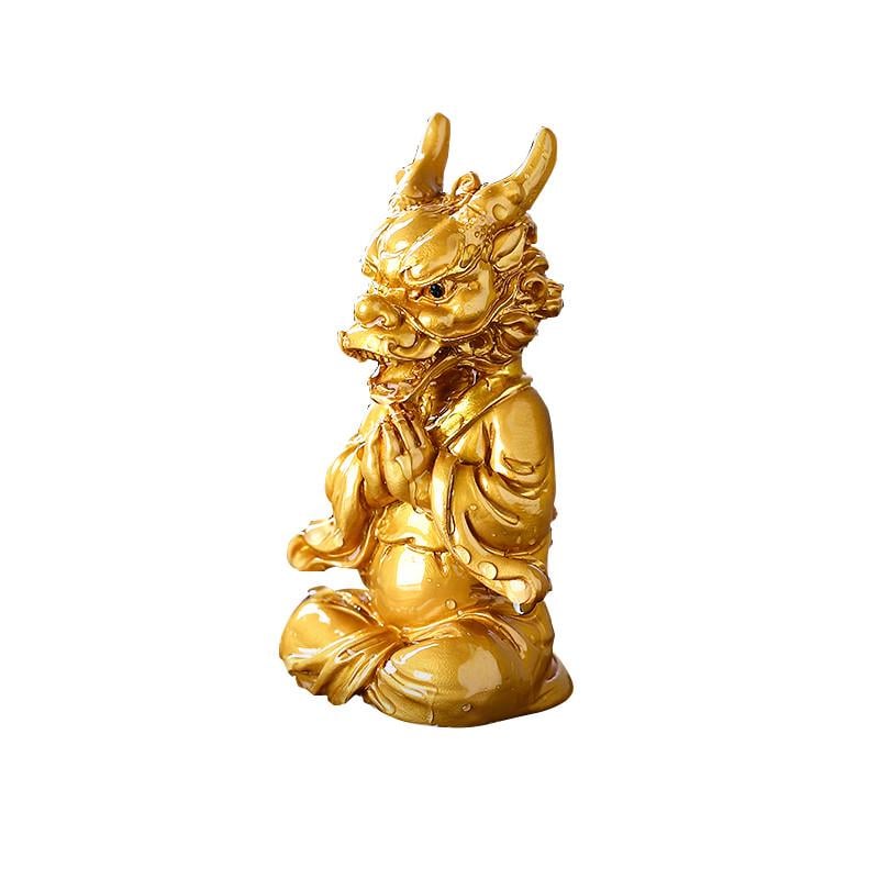 Фігурка для чайної церемонії Lesko ZBY-2407304 Майстер Шеньлун змінює колір від гарячої води Gold (24366469) Фігурка для чайної церемонії Lesko ZBY-2407304 Майстер Шеньлун змінює колір від гарячої води Gold (24366469)