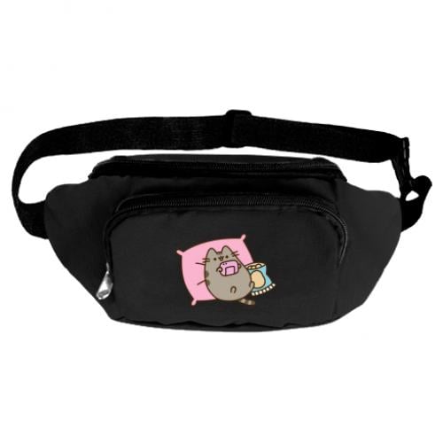 Поясная сумка-бананка Pusheen Chilling Черный (14321883-2-186707)
