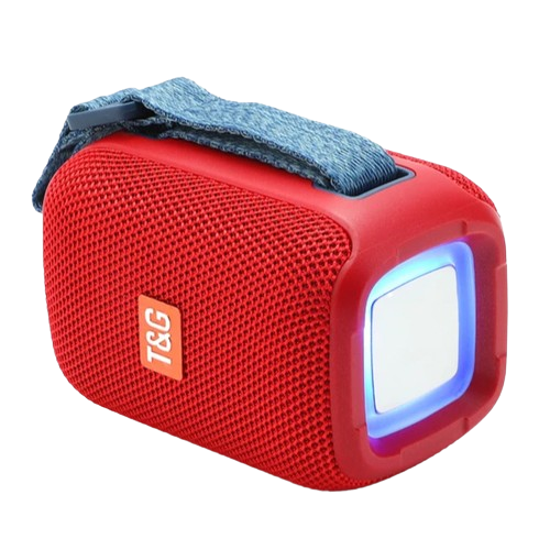 Портативная колонка T&G 339 5W с RGB подсветкой Red Портативная колонка T&G 339 5W с RGB подсветкой Red