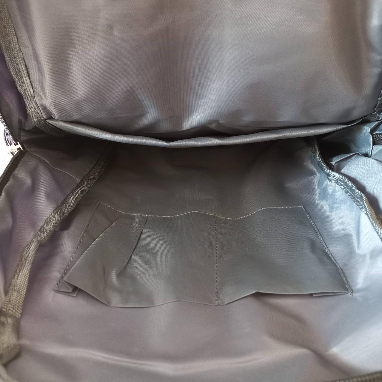 Шкільний рюкзак для дівчинки Harvard з USB портом/замочком і хутряним помпоном Бузковий (2696942249) - фото 5