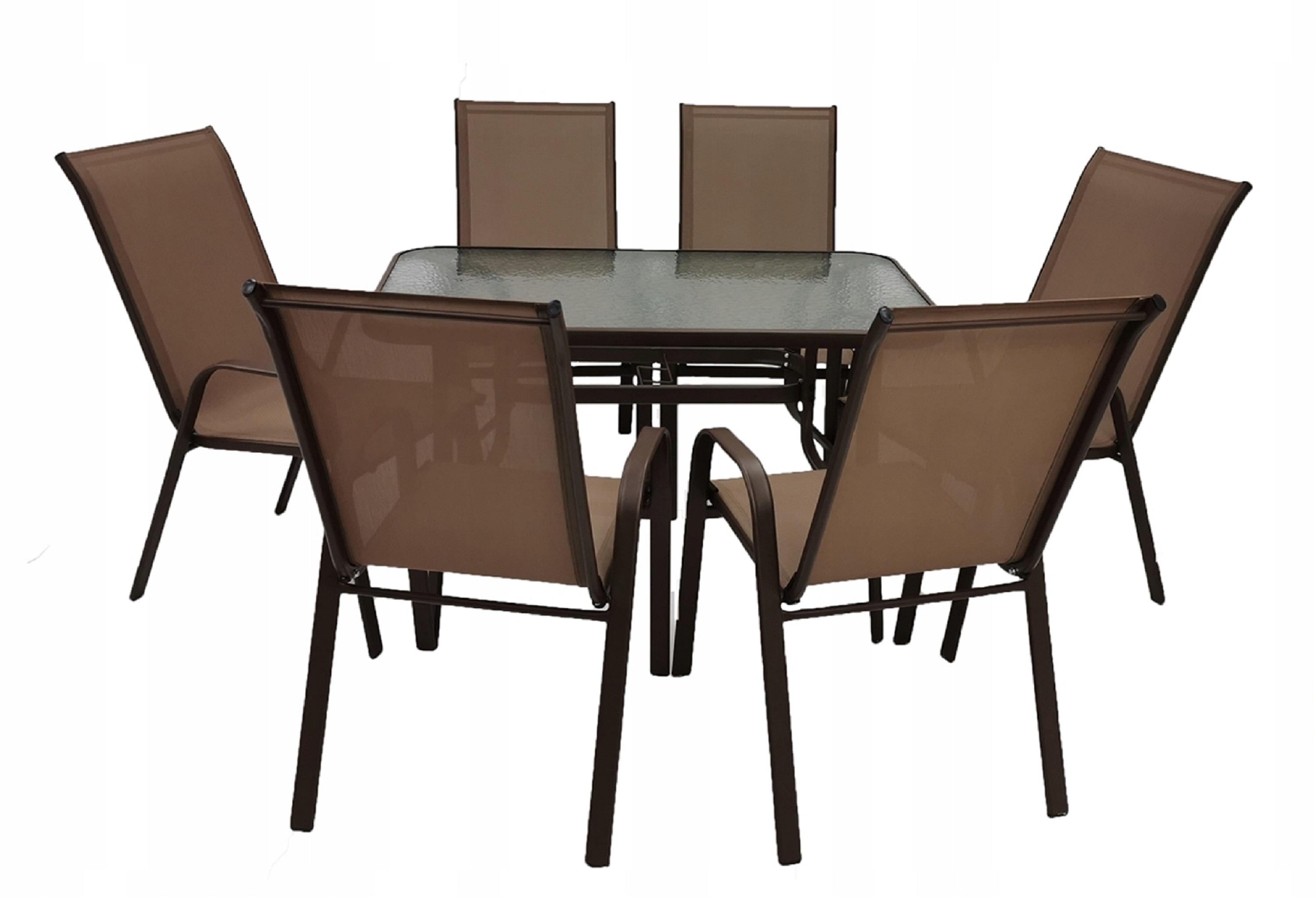 Комплект садових меблів Kontrast Majorka DUO-6 Brown Комплект садових меблів Kontrast Majorka DUO-6 Brown