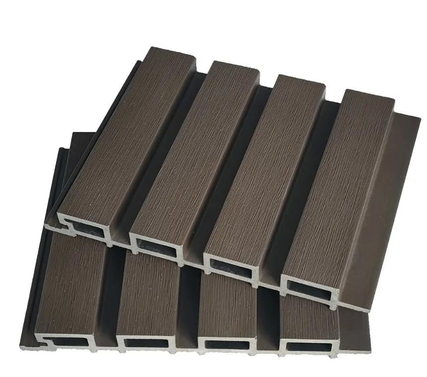 Панель фасадная Ardoline 3D рейка ДПК 220х25х2900 мм Cofee (35795858)