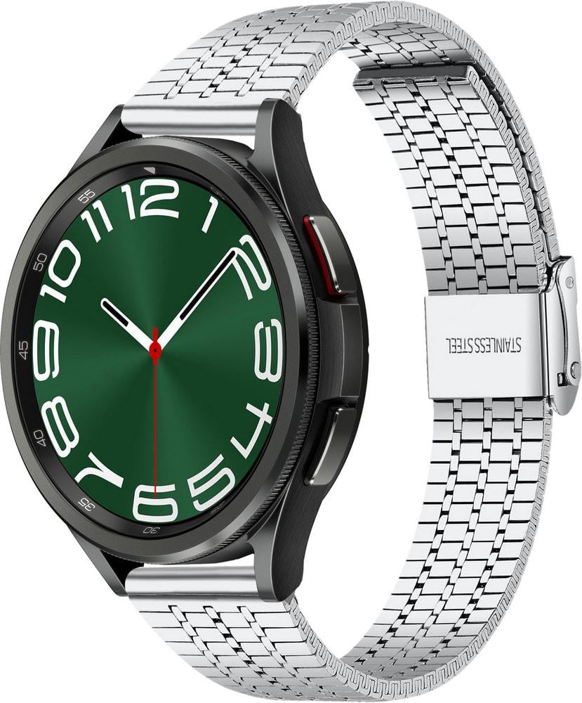 Браслет металлический Counic для Galaxy Watch 6 Classic 43 мм Silver (34057-59) Браслет металлический Counic для Galaxy Watch 6 Classic 43 мм Silver (34057-59)