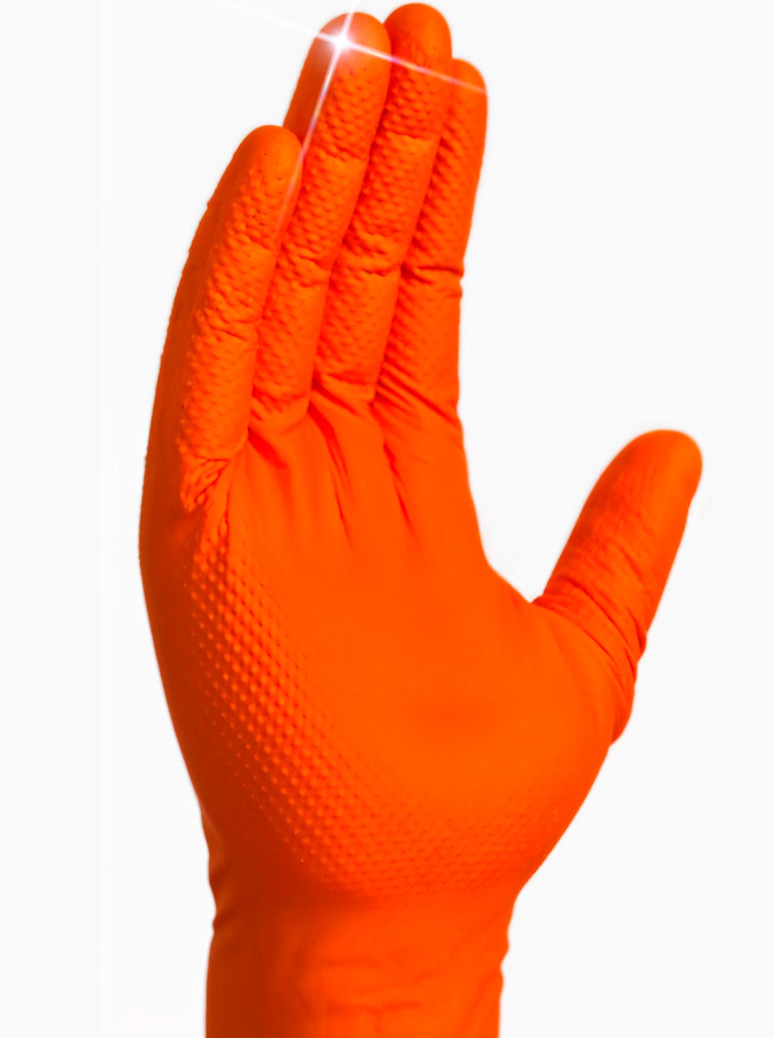 Перчатки смотровые BRS нитриловые нестерильные крепкие 50 шт. р. 9-10 XL Orange (535322269) Перчатки смотровые BRS нитриловые нестерильные крепкие 50 шт. р. 9-10 XL Orange (535322269)