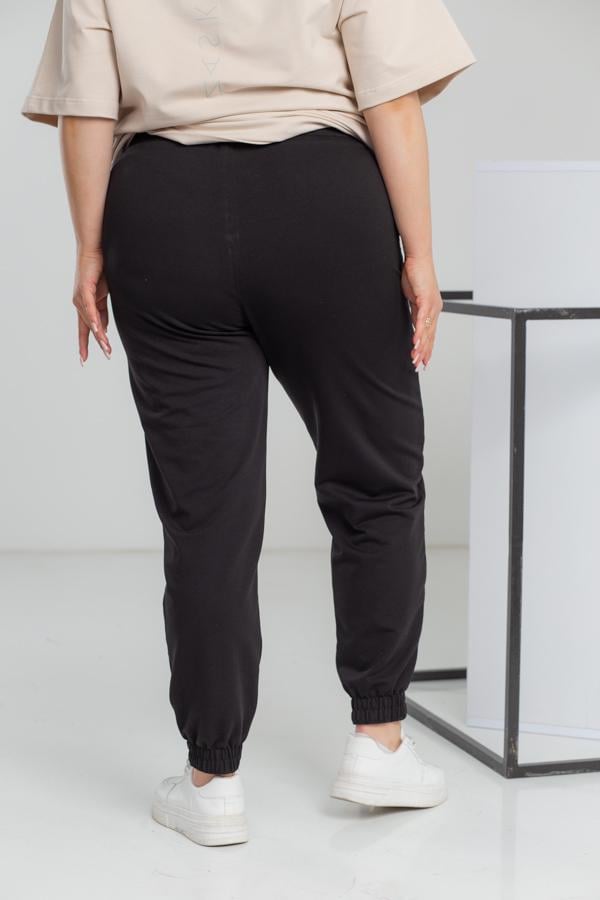 Спортивні штани жіночі AKSAN 6XL Чорний (20.493_black_58(6XL)) - фото 3