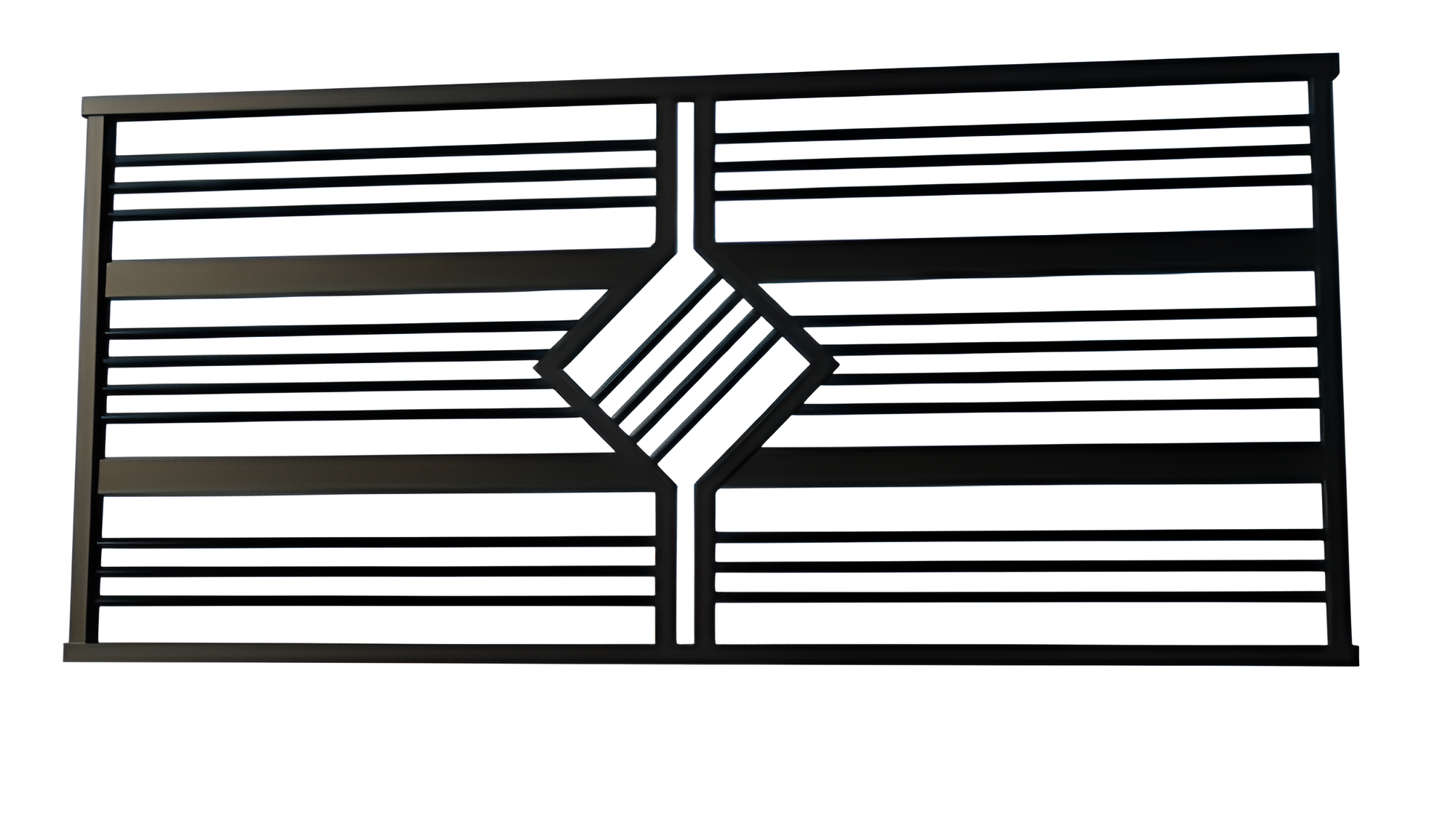 Забор секционный металлический порошковая покраска 1200х2000 мм