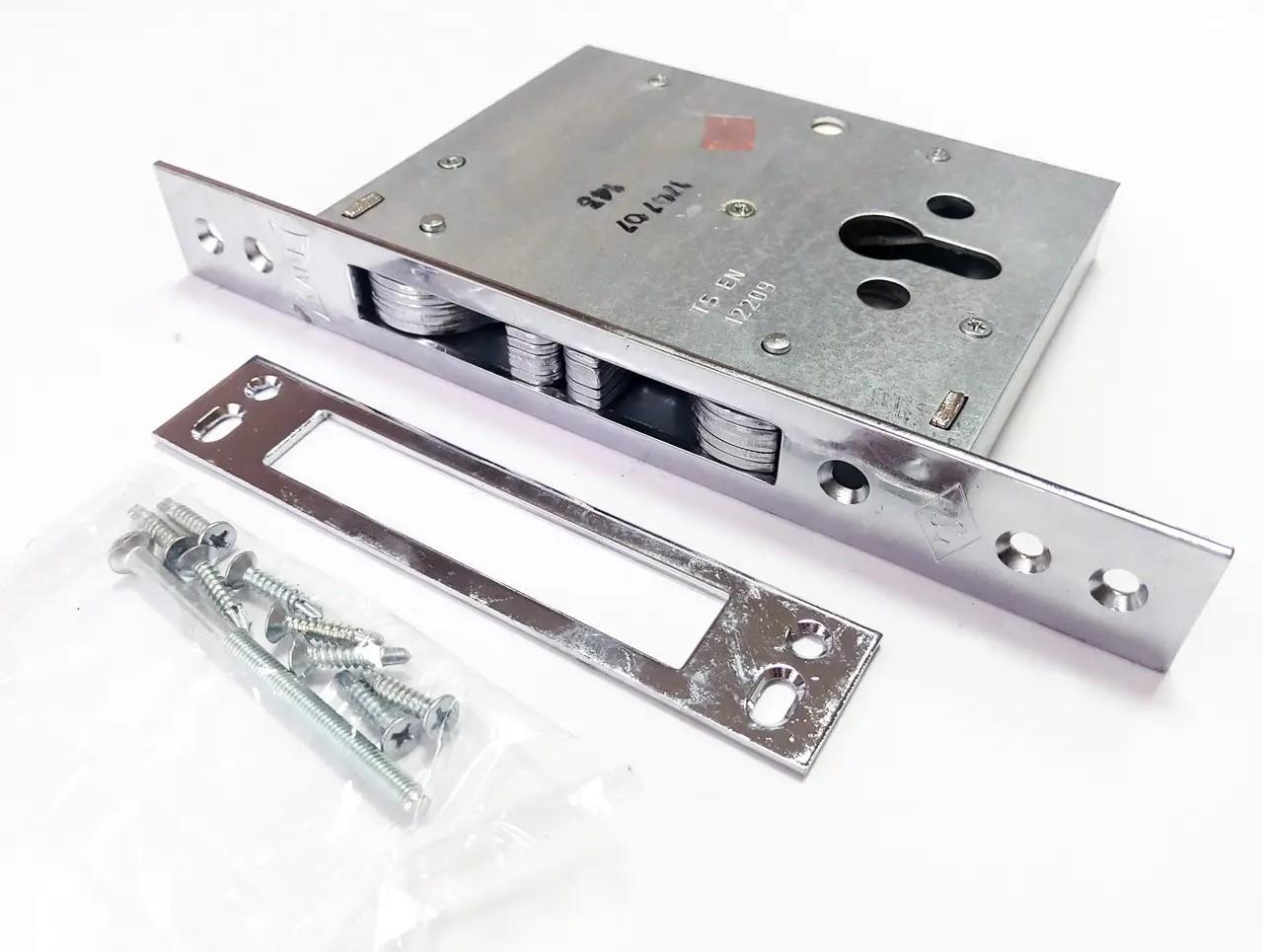 Замок цилиндровый 267 В с запорными крюкам с ответной планкой 60 мм Хром (1-30192) - фото 6 Замок цилиндровый 267 В с запорными крюкам с ответной планкой 60 мм Хром (1-30192) - фото 6