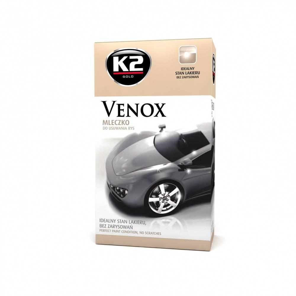 Полироль для кузова K2 Gold Venox 180G молочко + губка (G0501) - фото 3