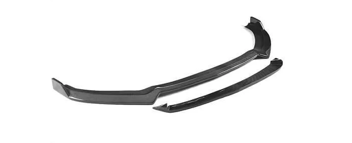 Накладка на передний бампер DDCarbon Lip V4/S-Line SD 2017-2020/Audi A3 2012-2020 гг. карбон (133008)