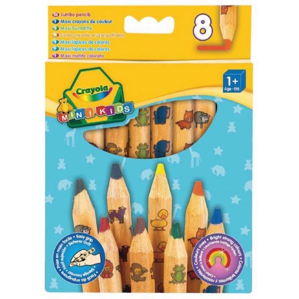 Набор цветных карандашей Crayola из красного дерева 8 шт. (3678) - фото 1