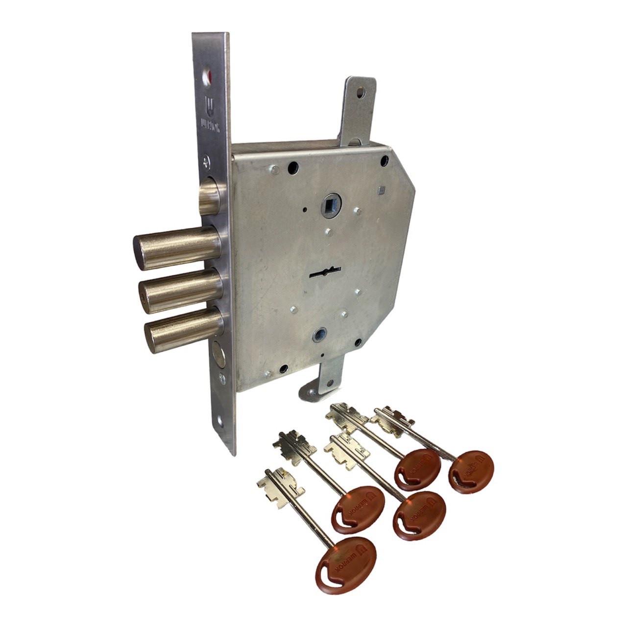 Замок дверний врізний Шерлок 06.43 правий під тяги - фото 2 Замок дверний врізний Шерлок 06.43 правий під тяги - фото 2