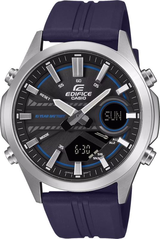 Часы мужские Casio EFV-C120P-1A2 мировое время черный циферблат