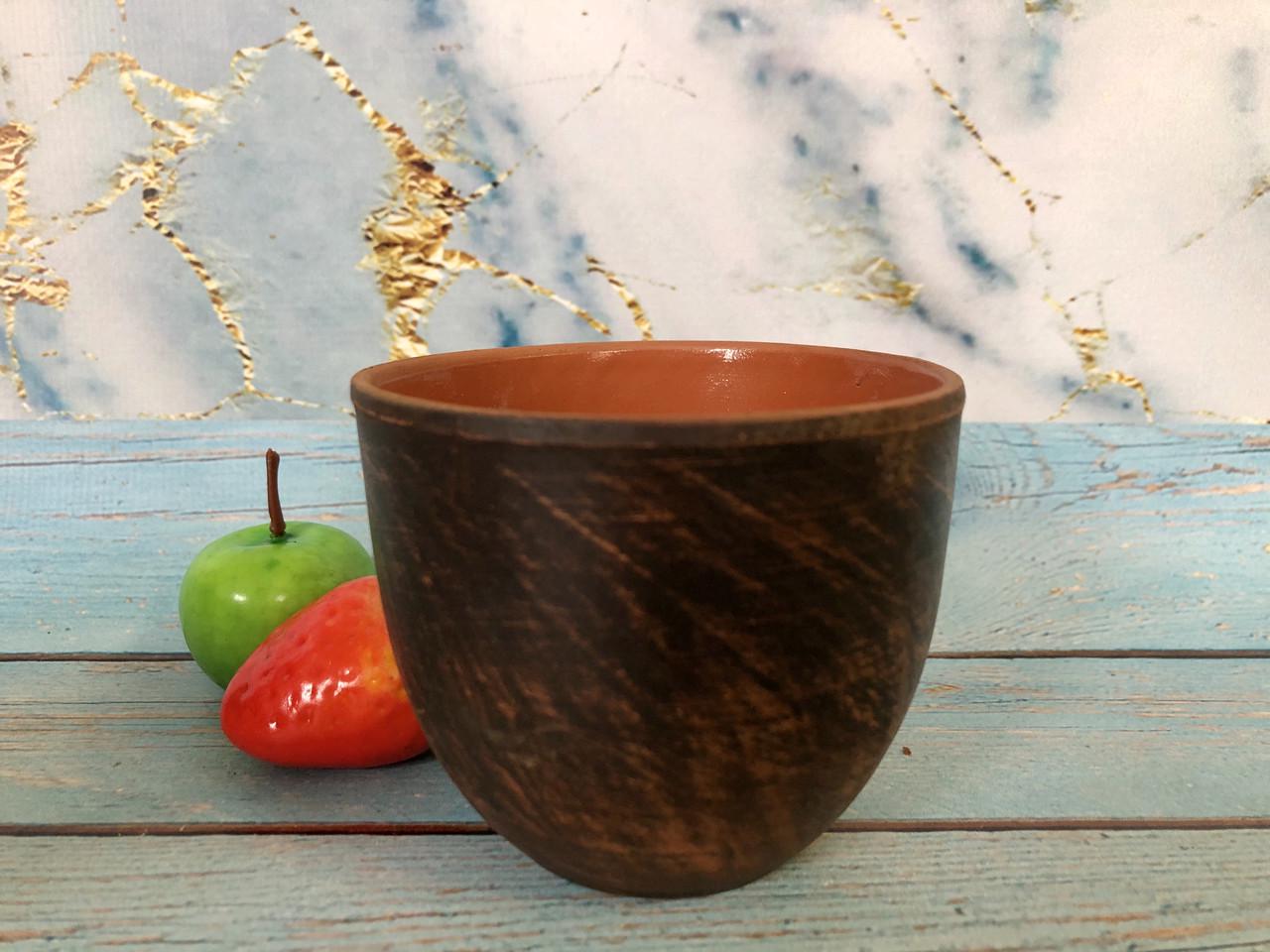 Молочный стакан из глины с глазурью 180 мл (1064558937) - фото 2 Молочный стакан из глины с глазурью 180 мл (1064558937) - фото 2