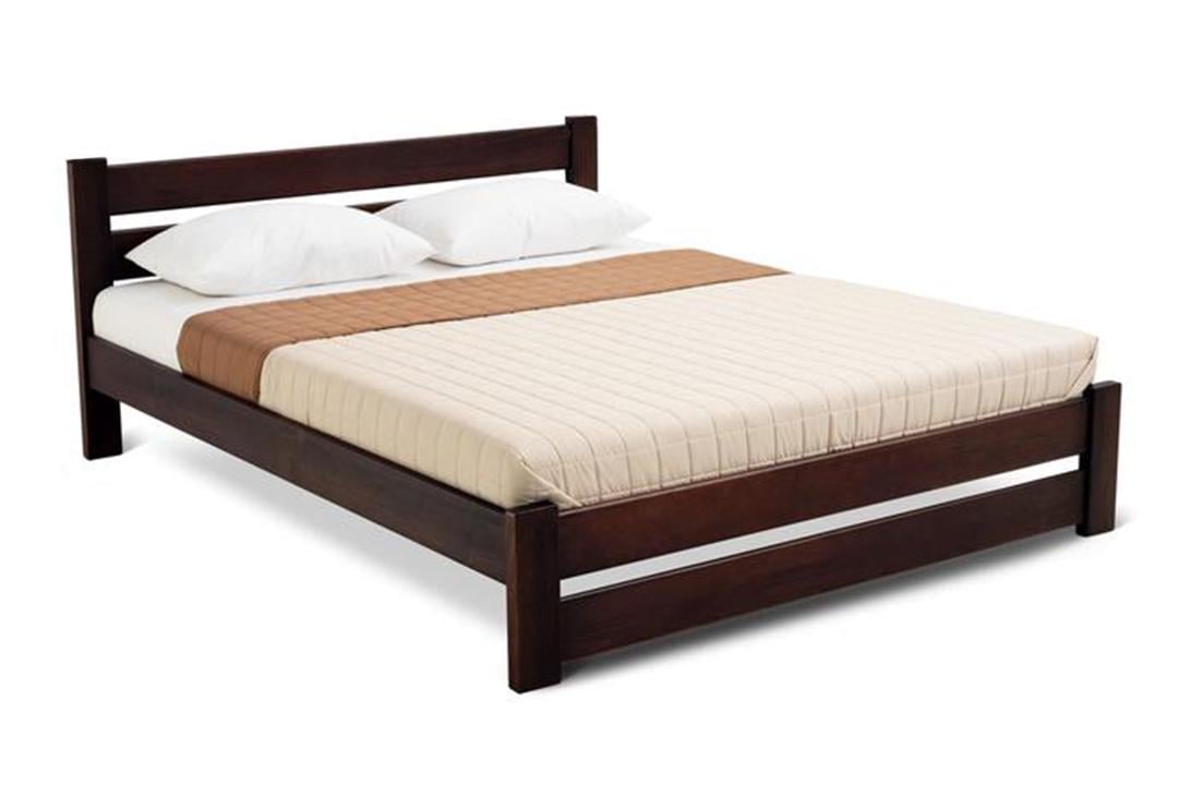Кровать деревянная Моно 160х200 см Орех темный