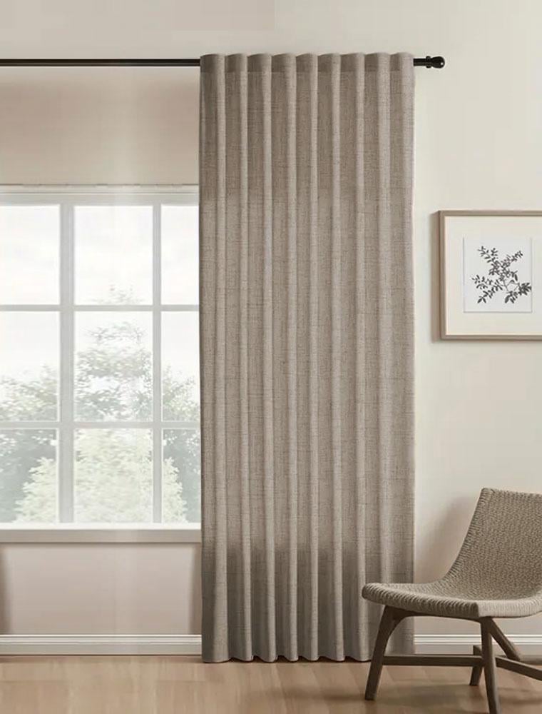 Тюль гардина Pivdenne Naturelstons лен 200х270 см 1 шт. мокко (20107-200) Тюль гардина Pivdenne Naturelstons лен 200х270 см 1 шт. мокко (20107-200)