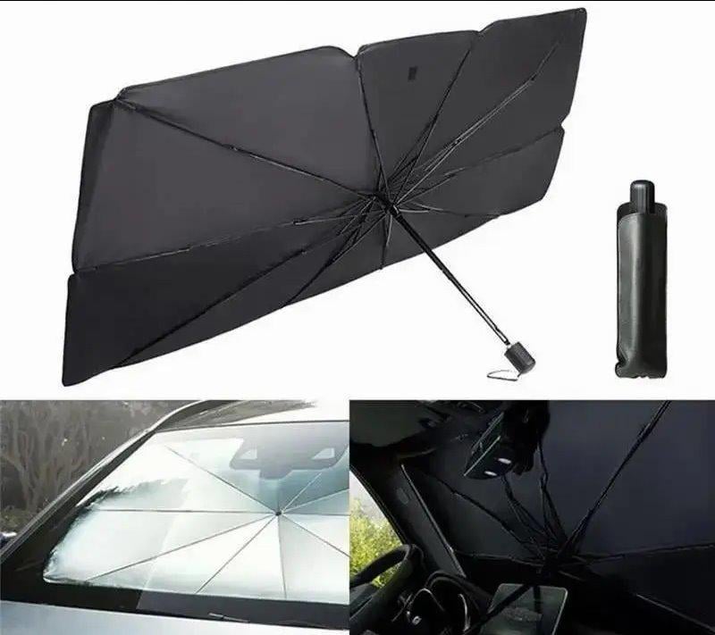 Парасолька-козирок сонцезахисна в автомобіль Car Umbrellas на лобове скло 76х136 см Чорний (25369515) - фото 5 Парасолька-козирок сонцезахисна в автомобіль Car Umbrellas на лобове скло 76х136 см Чорний (25369515) - фото 5