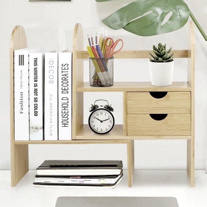 Полка-надстройка настольная из дерева Кравален бланже (АКД-001401)