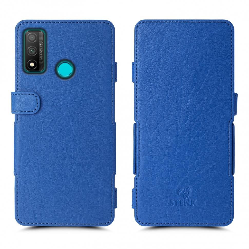 Чехол книжка Stenk Prime для HuaWei P Smart (2020) Ярко синий (68188)