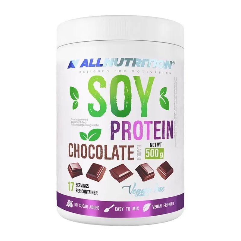 Протеин соевый AllNutrition Soy Protein белый шоколад 500 г