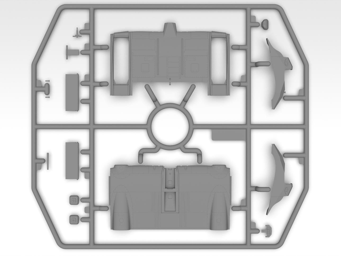 Сборная модель ICM Fw 189C/V-6 немецкий штурмовик (72290) - фото 7