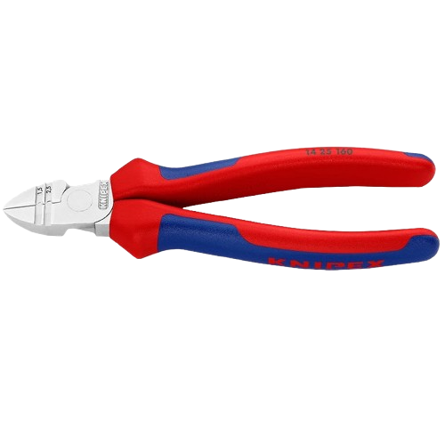 Кусачки боковые для удаления изоляции KNIPEX 14/25/160 160 мм AWG 15+13 Красный (32163779)
