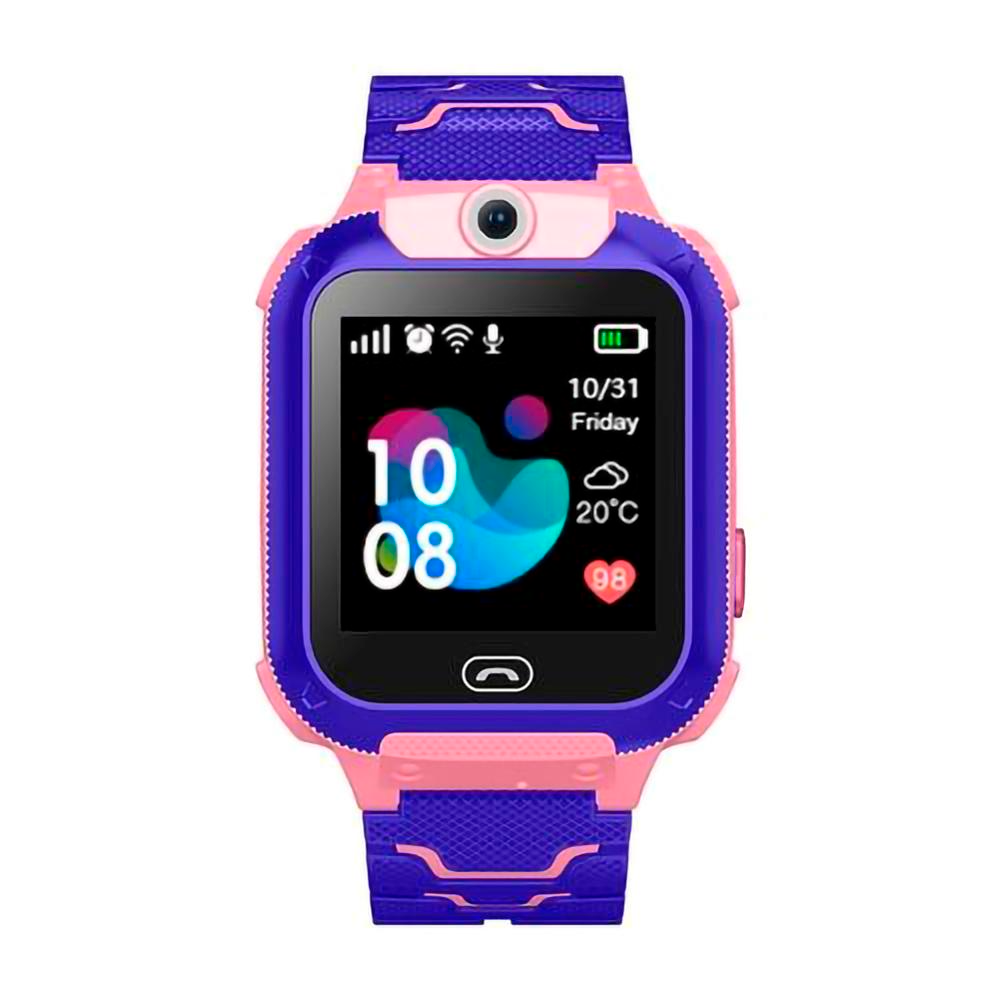 Смарт часы детские Kids Watch 16S5Z GPS с определением местоположения Pink и картой памяти 16 Гб (586fad31) - фото 4