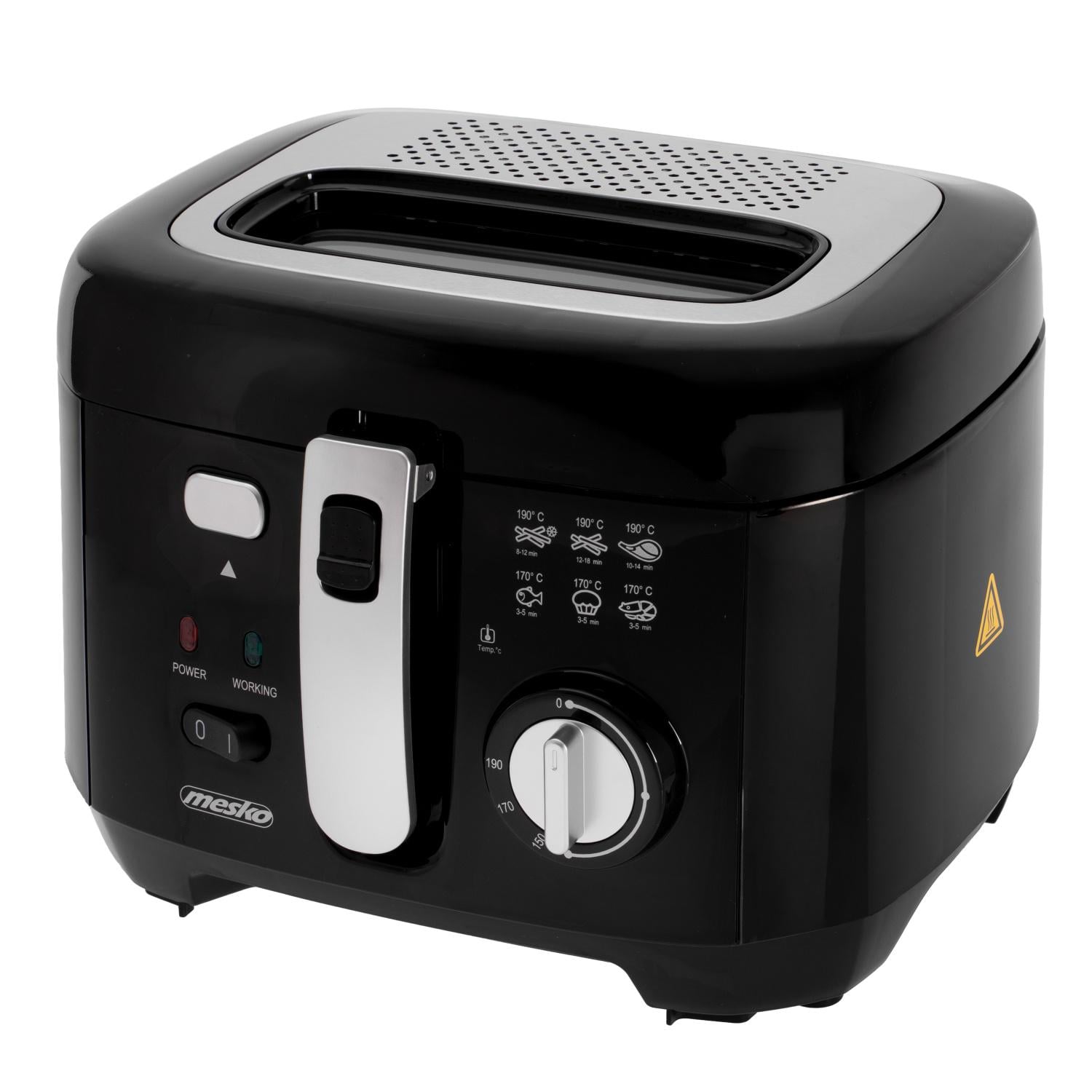 Фритюрница Mesko MS 4908 2,5 л 1800 Вт подъемная корзина Black