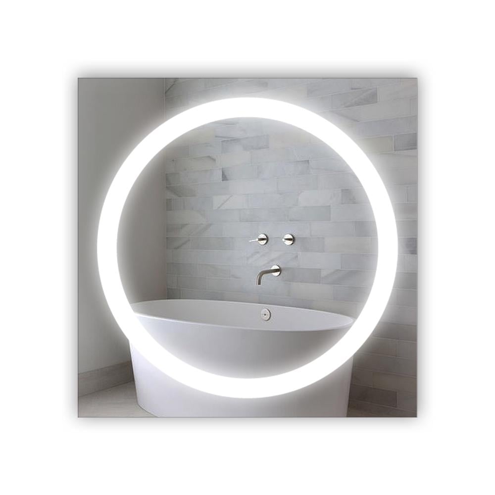 Зеркало с LED подсветкой 700х700 мм (SR-030) Зеркало с LED подсветкой 700х700 мм (SR-030)