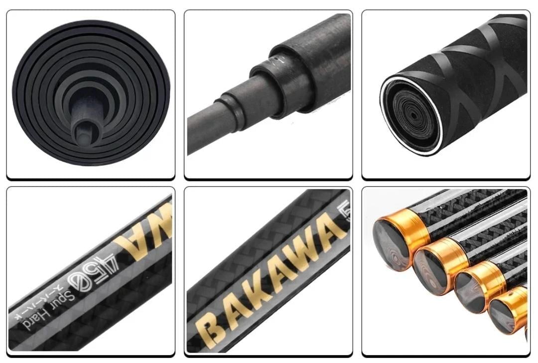 Вудилище махове Bakawa Super pull карбон 118 г 3,6 м (B3,6) - фото 2