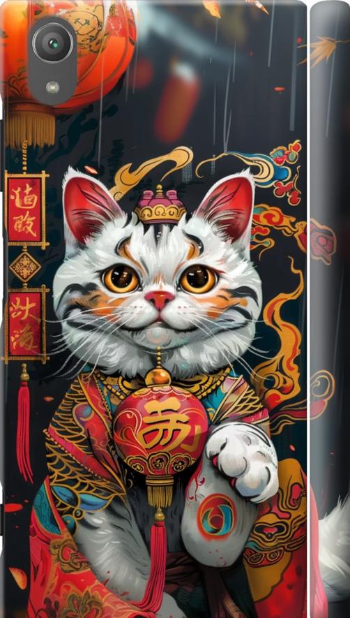 Чехол на Sony Xperia XA1 Plus G3412 China Cat v2 (6135m-1129-42517) Чехол на Sony Xperia XA1 Plus G3412 China Cat v2 (6135m-1129-42517)