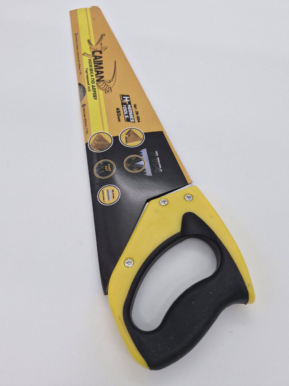 Ножовка по дереву HT HERMES TOOLS Caiman 450 мм (26-004) - фото 4 Ножовка по дереву HT HERMES TOOLS Caiman 450 мм (26-004) - фото 4