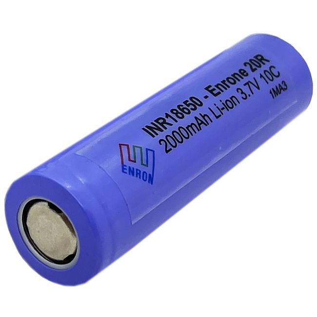 Акумулятор INR 18650 Enrone 20R високотоковий промисловий 10C 20 A Li-Ion 2000 mAh (266224)