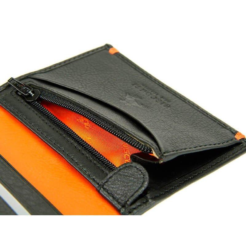 Портмоне мужское Visconti Brig Black/Orange (AP61 BLK/ORG) - фото 6