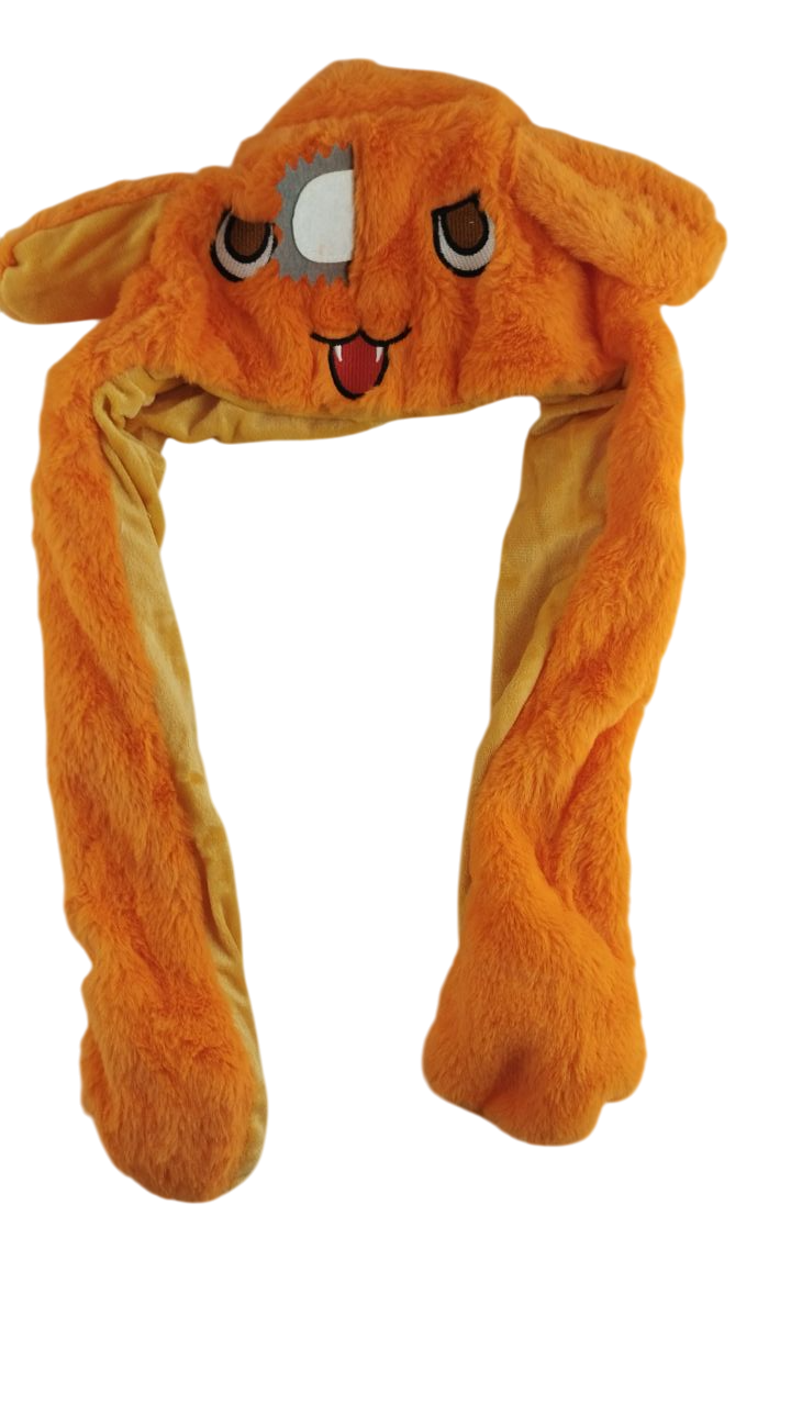 Шапка з вушками Пошана Помаранчевий (000030) - фото 1