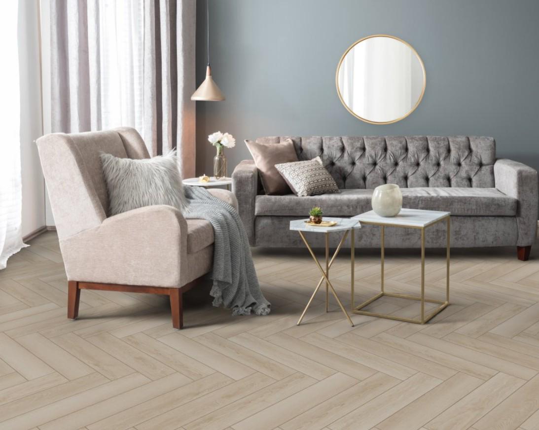 Ламінат вініловий SPC LVT Aberhof Carmelita англійська ялинка (2593) - фото 3