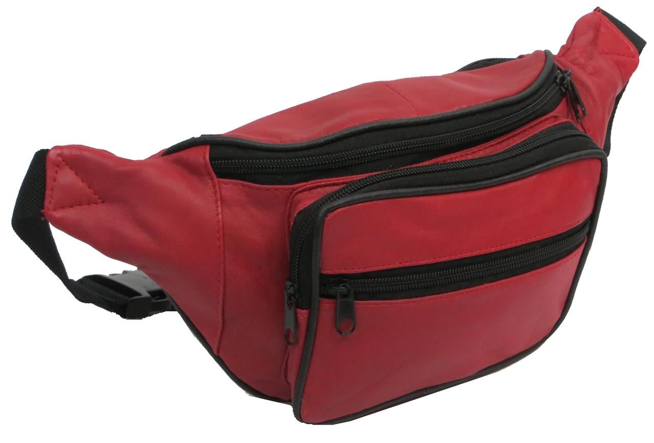 Сумка на пояс кожаная Cavaldi 904-353 red Красный Сумка на пояс кожаная Cavaldi 904-353 red Красный