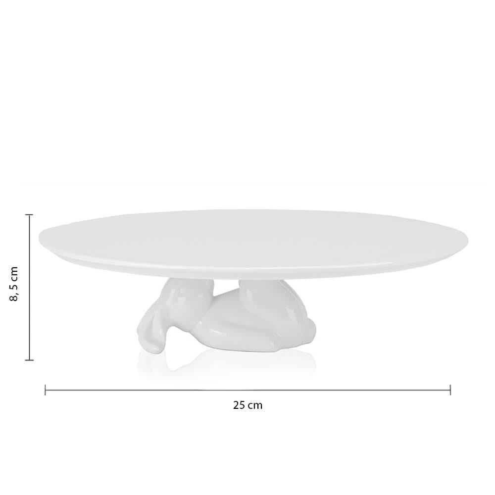 Керамічна підставка Lefard Веселий кролик 25 см Білий (8910-009) - фото 3