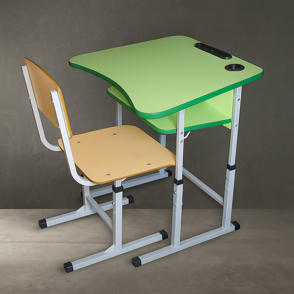 Комплект шкільний регульований стіл та стілець одномісний (27338150)